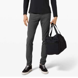 lululemon athletica ABC Pant Skinny Tech Canvas 34” Heathered black grey Size 31
